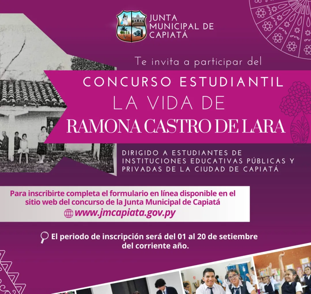 Antecedentes del Concurso Estudiantil “La Vida de Ramona Castro de Lara”